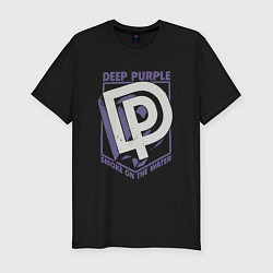 Футболка slim-fit Deep Purple: Smoke on the water, цвет: черный