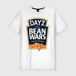 Футболка slim-fit DayZ: Bean Wars, цвет: белый