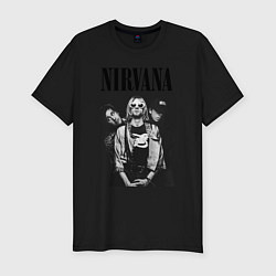 Футболка slim-fit Nirvana Group, цвет: черный