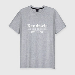 Футболка slim-fit Kendrick Lamar: The King, цвет: меланж