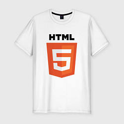 Футболка slim-fit HTML5, цвет: белый