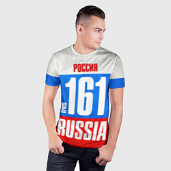 Футболка спортивная мужская Russia: from 161, цвет: 3D-принт — фото 2