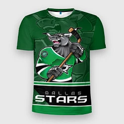 Футболка спортивная мужская Dallas Stars, цвет: 3D-принт