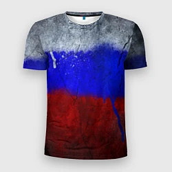Мужская спорт-футболка Русский триколор