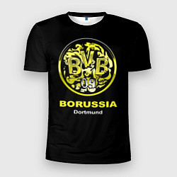 Футболка спортивная мужская Borussia Dortmund, цвет: 3D-принт