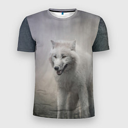 Мужская спорт-футболка Волк