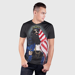 Футболка спортивная мужская Большой Русский Босс, цвет: 3D-принт — фото 2