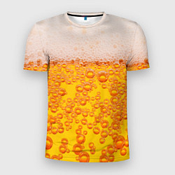 Футболка спортивная мужская Пивная тема, цвет: 3D-принт