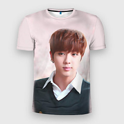 Футболка спортивная мужская Kim SeokJin, цвет: 3D-принт