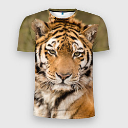 Футболка спортивная мужская Милый тигр, цвет: 3D-принт