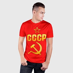 Футболка спортивная мужская СССР, цвет: 3D-принт — фото 2