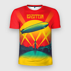 Футболка спортивная мужская Led Zeppelin: Hindenburg, цвет: 3D-принт