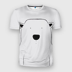 Мужская спорт-футболка Bear: minimalism