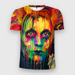 Мужская спорт-футболка Face art