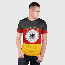 Футболка спортивная мужская Сборная Германии, цвет: 3D-принт — фото 2