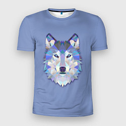 Мужская спорт-футболка Геометрический волк