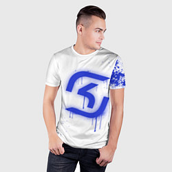 Футболка спортивная мужская SK Gaming: White collection, цвет: 3D-принт — фото 2