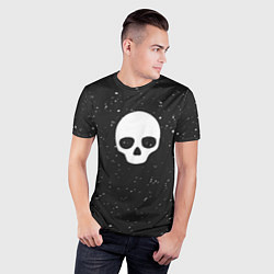 Футболка спортивная мужская Black Milk Skull Classic, цвет: 3D-принт — фото 2