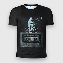 Мужская спорт-футболка Moon retro rider