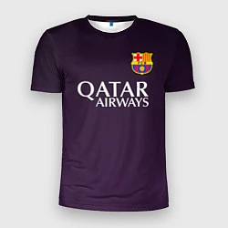 Футболка спортивная мужская Barcelona FC: Violet, цвет: 3D-принт