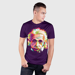 Футболка спортивная мужская Альберт Эйнштейн: Арт, цвет: 3D-принт — фото 2