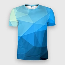 Мужская спорт-футболка Geometric blue