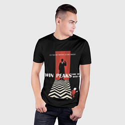 Футболка спортивная мужская Twin Peaks Man, цвет: 3D-принт — фото 2