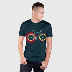 Футболка спортивная мужская Casette Bike, цвет: 3D-принт — фото 2