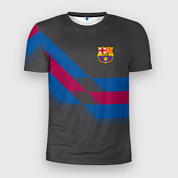 Мужская спорт-футболка Barcelona FC: Dark style