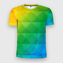 Футболка спортивная мужская Colored wall, цвет: 3D-принт