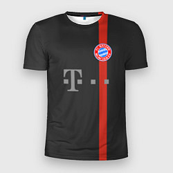 Футболка спортивная мужская Bayern FC: Black 2018, цвет: 3D-принт
