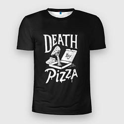 Мужская спорт-футболка Death By Pizza