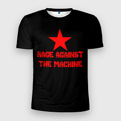Футболка спортивная мужская Rage Against the Machine - red star, цвет: 3D-принт