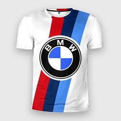 Футболка спортивная мужская BMW M: White Sport, цвет: 3D-принт