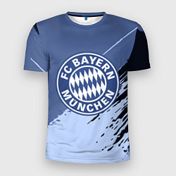 Футболка спортивная мужская FC Bayern Munchen: Abstract style, цвет: 3D-принт