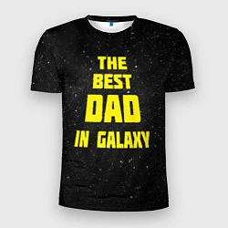 Мужская спорт-футболка The Best Dad in Galaxy