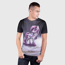 Футболка спортивная мужская Violet Pony, цвет: 3D-принт — фото 2