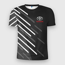 Футболка спортивная мужская Toyota: White Rays, цвет: 3D-принт