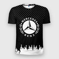 Футболка спортивная мужская Mercedes-Benz: Black Side, цвет: 3D-принт