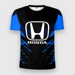 Футболка спортивная мужская Honda: Blue Anger, цвет: 3D-принт