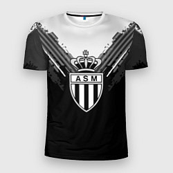 Футболка спортивная мужская FC Monaco: Black Style, цвет: 3D-принт