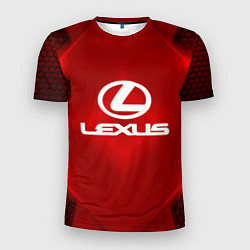 Футболка спортивная мужская Lexus: Red Light, цвет: 3D-принт