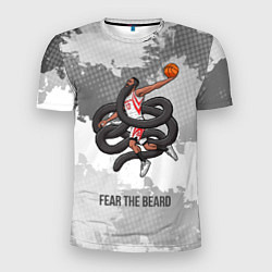 Футболка спортивная мужская Fear the Beard, цвет: 3D-принт