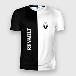 Футболка спортивная мужская Renault: Black & White, цвет: 3D-принт
