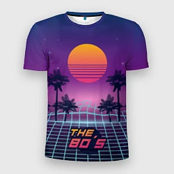 Мужская спорт-футболка The 80s Beach