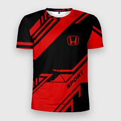 Футболка спортивная мужская Honda: Techno Sport, цвет: 3D-принт