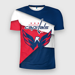 Футболка спортивная мужская Washington Capitals, цвет: 3D-принт
