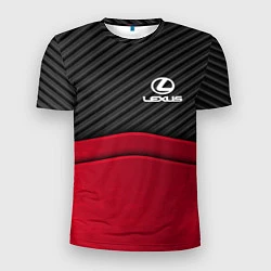 Мужская спорт-футболка Lexus: Red Carbon
