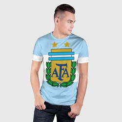 Футболка спортивная мужская Сборная Аргентины, цвет: 3D-принт — фото 2