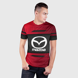 Футболка спортивная мужская Mazda Sport, цвет: 3D-принт — фото 2
